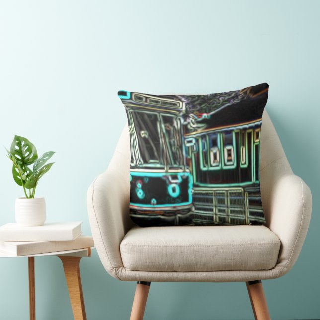 CLRV Neon bei stn 51cmx51cm Polyester-Wurfkissen Kissen (Stuhl )