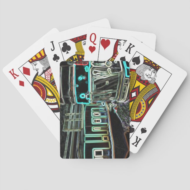 CLRV Neon bei STN Classic Poker Playing Cards Spielkarten (Rückseite)