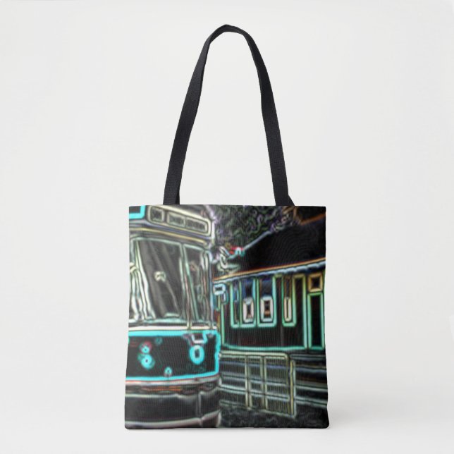CLRV Neon bei stn Medium Shoulle Tasche (Vorderseite)