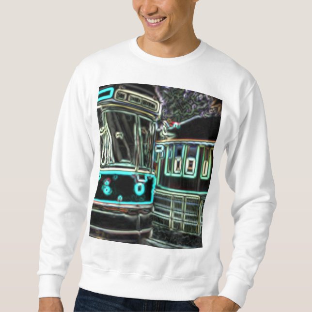 CLRV Neon im Stn Men's Basic Sweatshirt (Vorderseite)