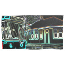 CLRV Neon stn King Size Dual Pillowcases Kissenbezug