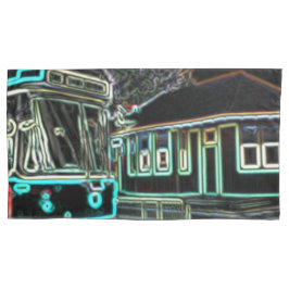 CLRV Neon stn King Size Single Pillowcase Kissenbezug