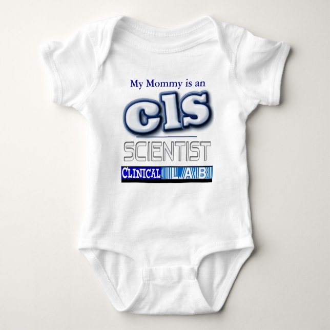 CLS LOGO - KLINISCHER LABORwissenschaftler Baby Strampler (Vorderseite)