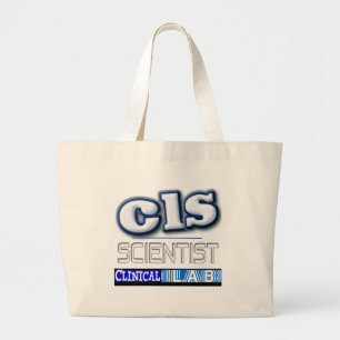 CLS LOGO - KLINISCHER LABORwissenschaftler Jumbo Stoffbeutel