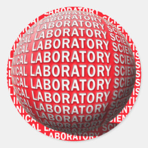 CLS SPHERE Klinischer Laborwissenschaftler Runder Aufkleber