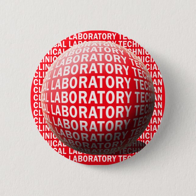 CLT SPHERE BLUTDROP KLINISCHE LABORTECH BUTTON (Vorderseite)