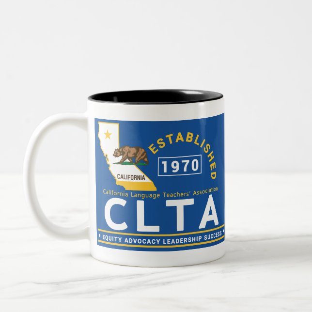 CLTA 1970 ZWEIFARBIGE TASSE (Links)