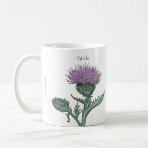 Cluaran/ Distel (Schottisch-Gälisch-Übersetzung) Kaffeetasse