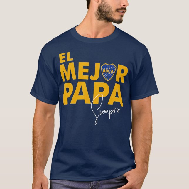 Club Atletico Boca Juniors El mejor Papa Tshirt (Vorderseite)