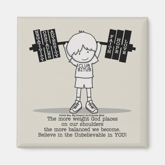 Club BITUB - ausgewogener Magnet (Vorne)