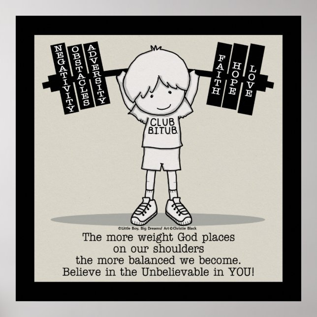 Club BITUB - ausgewogener (mit Grenzen) Poster (Vorne)