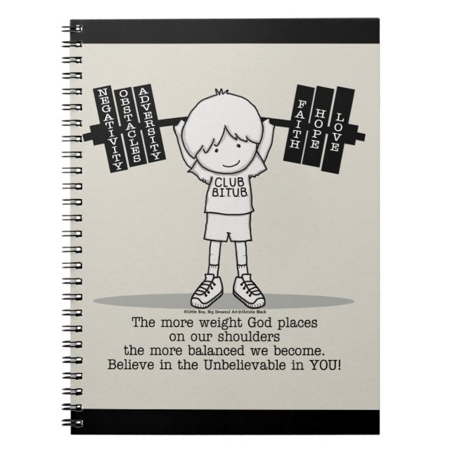 Club BITUB - ausgewogener Notizblock (Vorderseite)