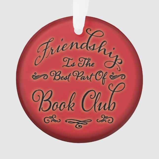 Club buchen / Gruppe Freundschaft Ornament (Vorderseite)