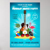 Club/Corporate Summer Party Einladung Advert