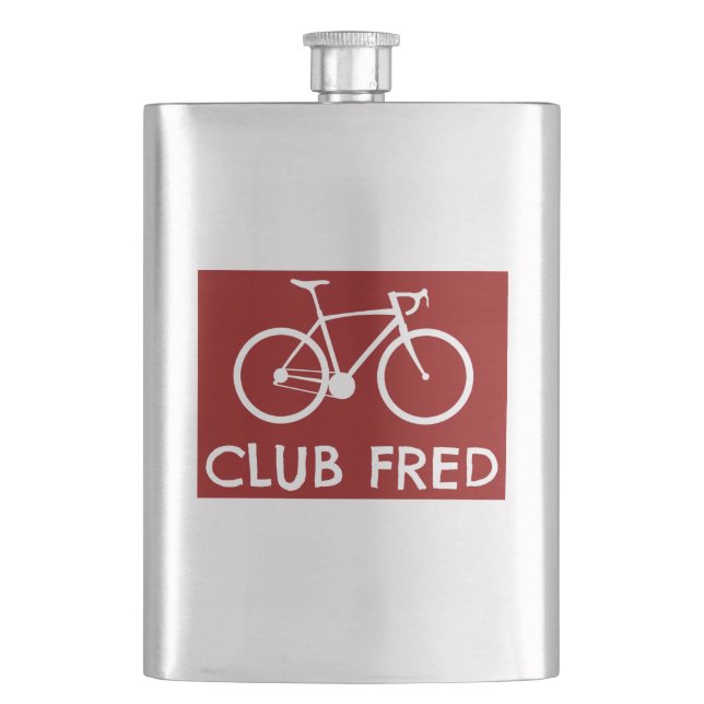 Club Fred Cycling Flachmann (Vorderseite)