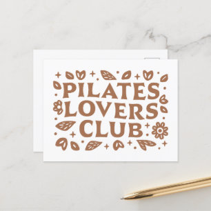 Club für Pilates Postkarte