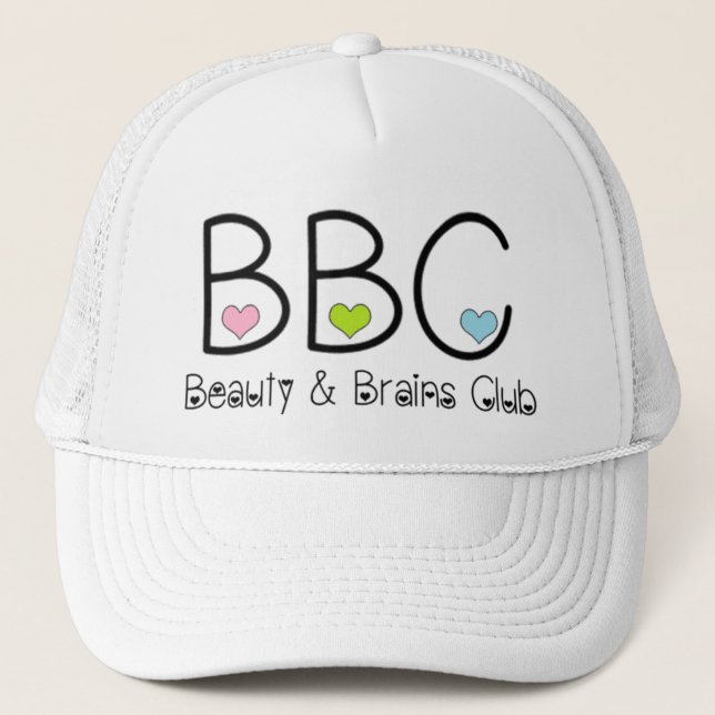 Club für Schönheit und Gehirne - Hat Truckerkappe (Vorderseite)