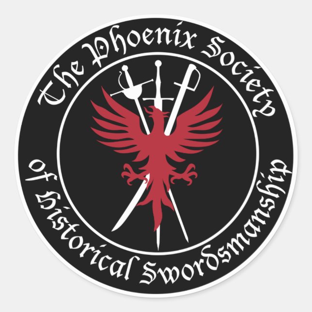 CLUB-LOGO-Aufkleber Runder Aufkleber (Vorderseite)