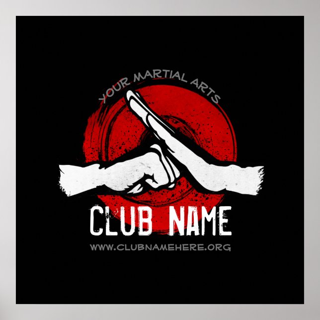 Club Martial Arts Poster (Vorne)