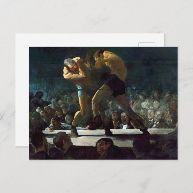 Club Night | George Bellows | Postkarte (Vorne/Hinten)
