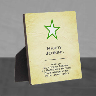 Club- oder Vereinsgewinner Fotoplatte