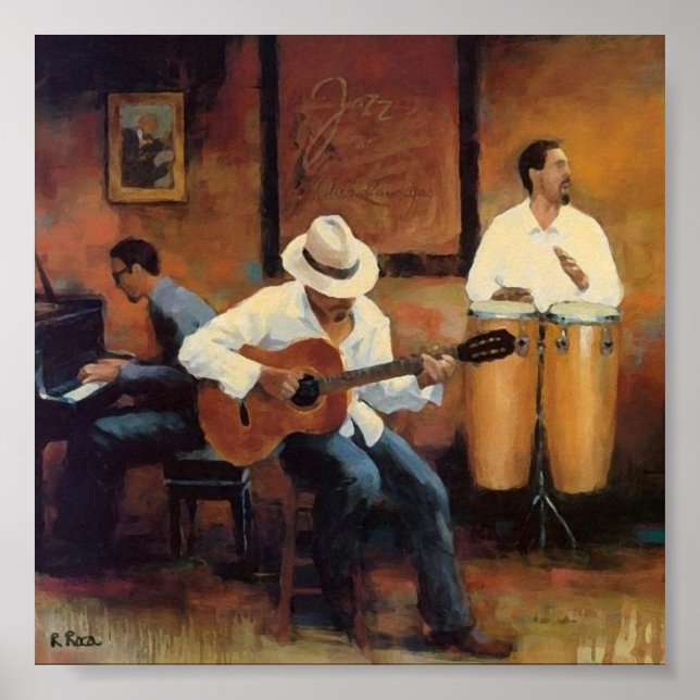 Club Orchestra a l´ huile Poster (Vorne)