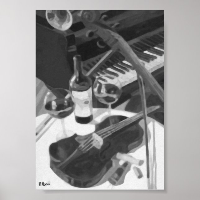 Club Orchestra á l´huile Poster (Vorne)