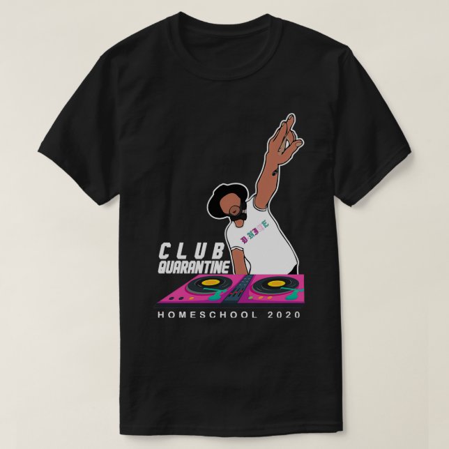 CLUB QUARANTINE T-Shirt (Design vorne)