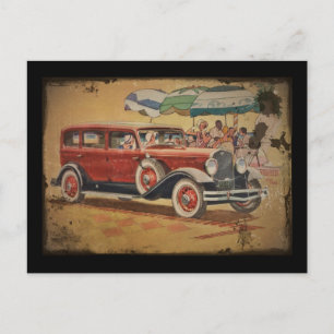 Club Sedan am Strand Postkarte