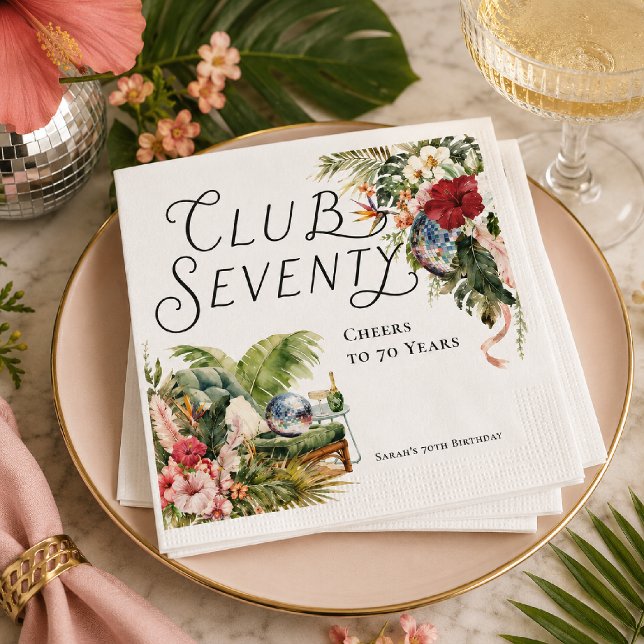 Club Seventy Conservatory Soirée Servietten (Von Creator hochgeladen)
