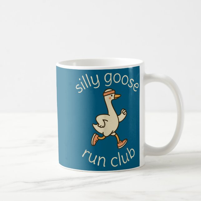 Club Sport Silly Marathon Gymer Running Goose Runn Kaffeetasse (Rechts)