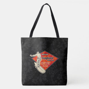 Club Surfing Diamond Hawaiian Hibiscus Strandtasch