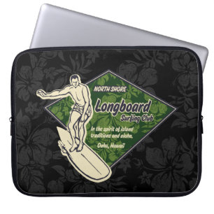 Club Surfing Diamond Hawaiian Neopren Wetsuit Laptopschutzhülle
