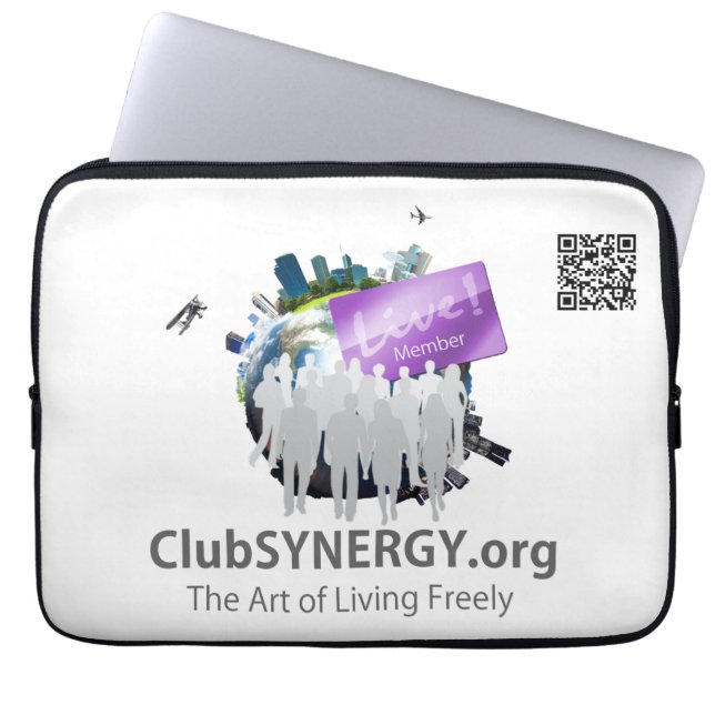 Club SYNERGY - Laptop-Sieb 13" Laptopschutzhülle (Vorderseite)