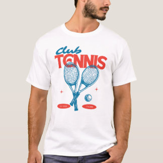 Club Tennis Vintage T-Shirt | Retro-Rackett-Design