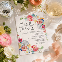 Club Thirty Garten Disco 30. Geburtstag