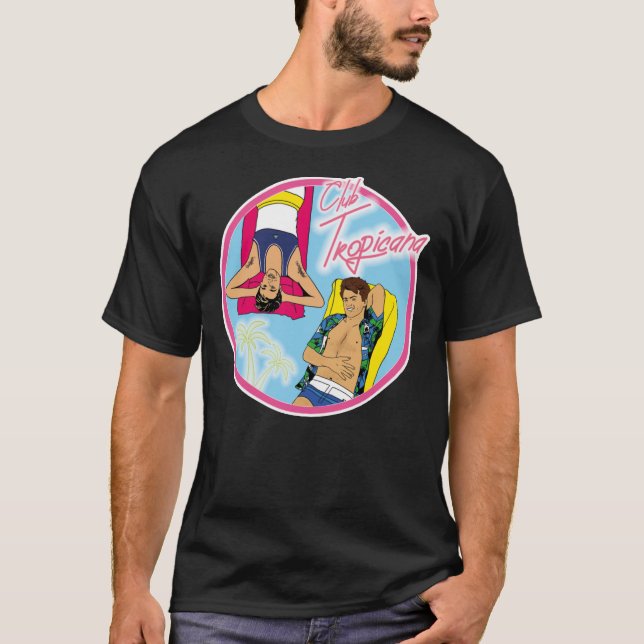 Club Tropicana Klassischer T - Shirt (Vorderseite)