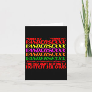 Club Vanderxx Karte