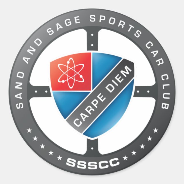 Clubaufkleber Runder Aufkleber (Vorderseite)