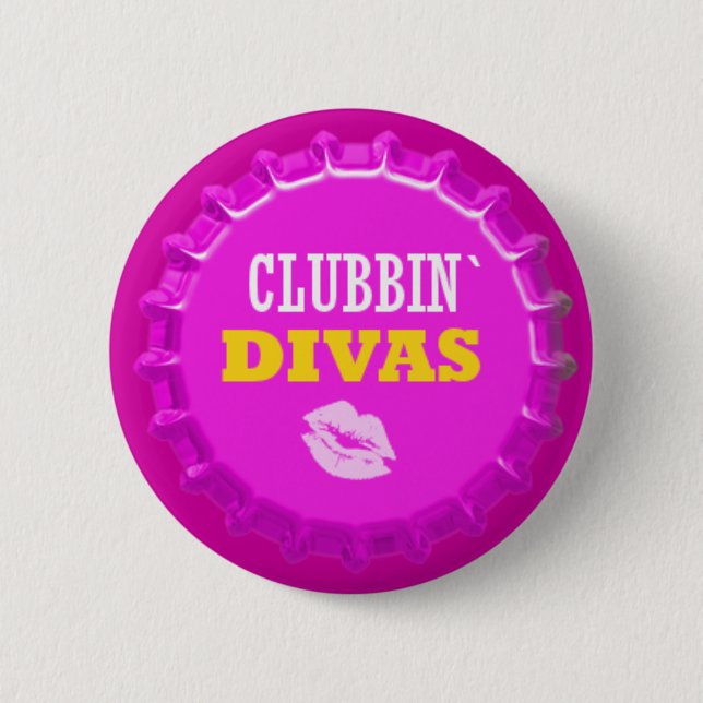 Clubbin Divas Flaschenhülse Backpack Button Button (Vorderseite)