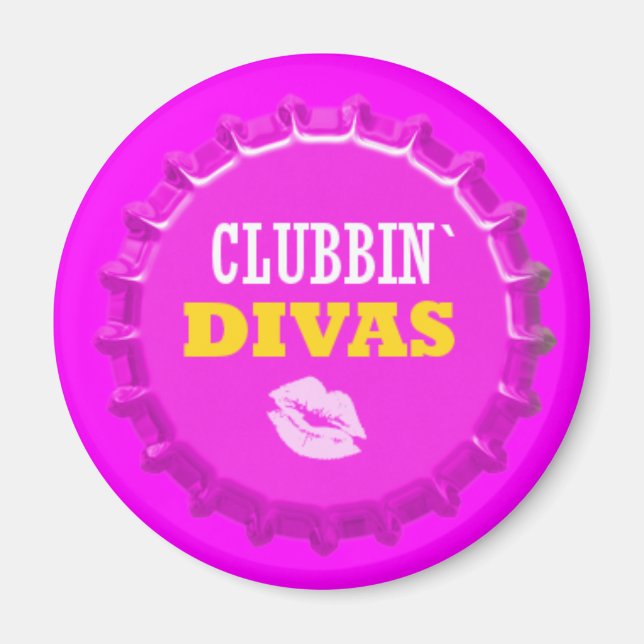 Clubbin Divas School Locker magnet office magnet (Vorne)