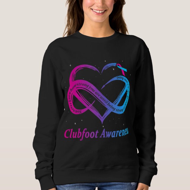 Clubfoot Warrior I'm Fine Sweatshirt (Vorderseite)