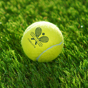 Clubname Tennis Team Grün Personalisiert hinzufüge Tennisbälle