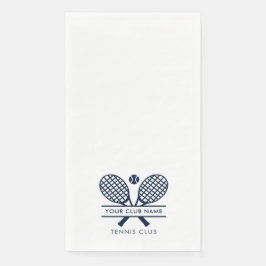 Clubname Tennis Team Navy Blue Logo hinzufügen Serviette
