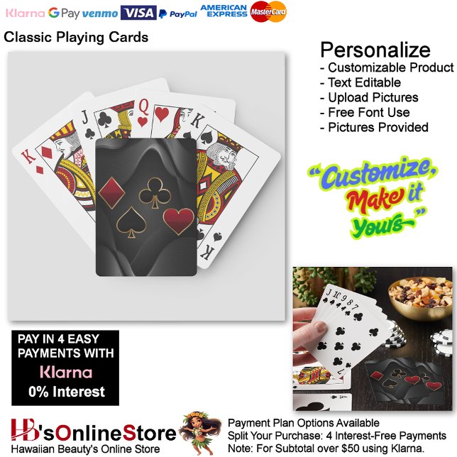 Clubs Diamonds Hearts & Spades Anzug Spielkarten (Clubs Diamonds Hearts & Spades Suit Playing Cards.)