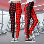 Clubs, Pik, Herz, Diamanten - cool Leggings<br><div class="desc">Cooles Design in Schwarz und Rot für alle Poker- und Brückenfans und alle,  die die Kartensymbole mögen! Tolle Geschenkidee für sie!</div>