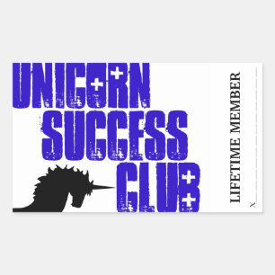 Clubsticker von Unicorn Rechteckiger Aufkleber