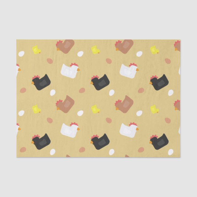 Cluck Cluck Seidenpapier (Vorderseite)