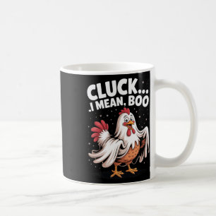 Cluck ich meine Boo Lustiges Huhn Halloween Grusel Kaffeetasse
