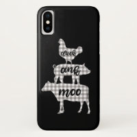 Cluck Oink Moo Hühnerkuh Schweinshuhn Bauernhof